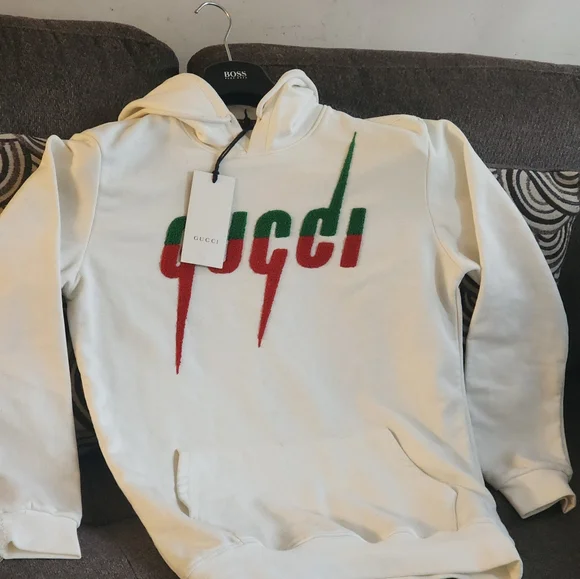White Gucci hoodie